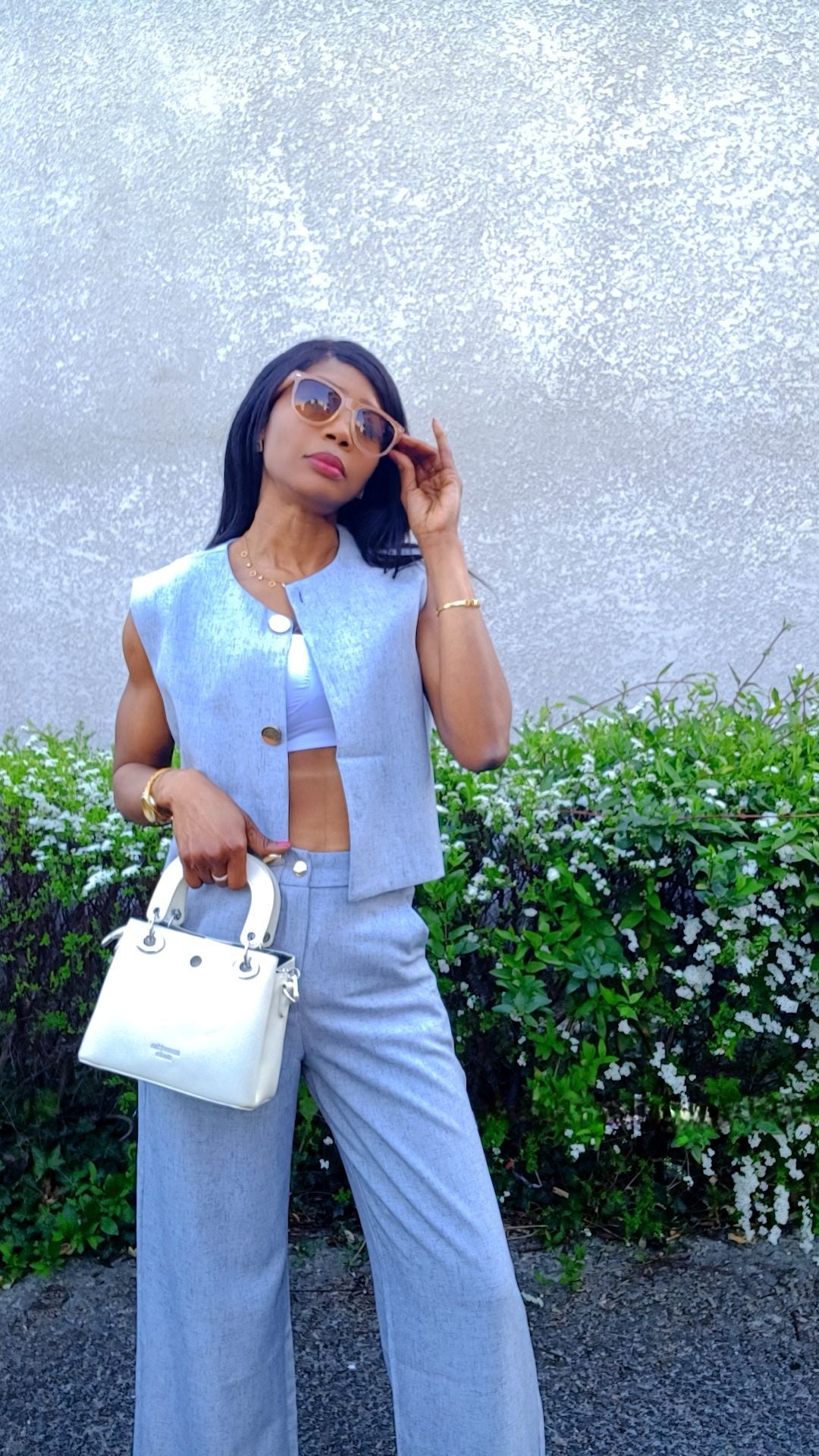 Ensemble Lila gris clair