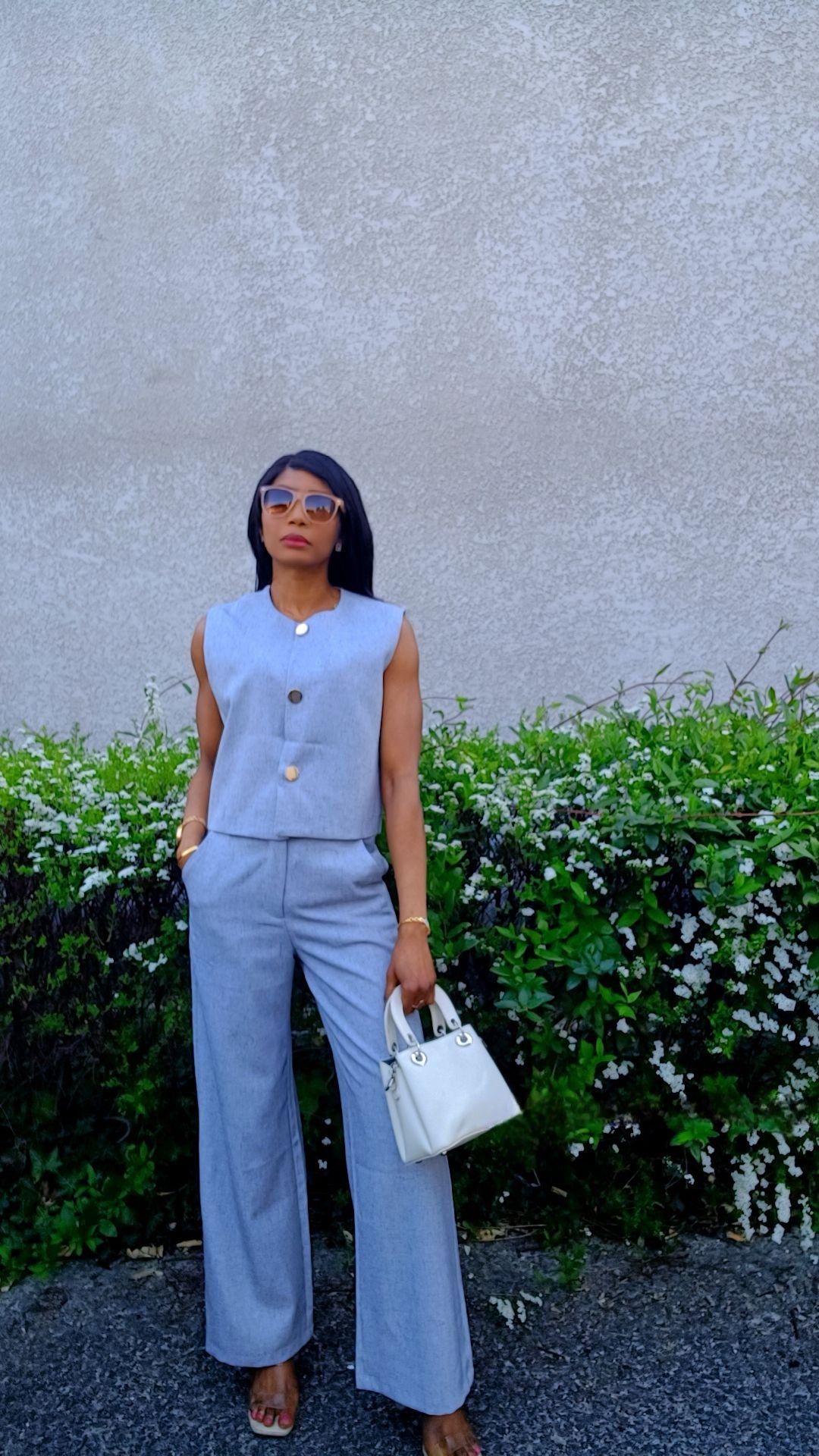 Ensemble Lila gris clair