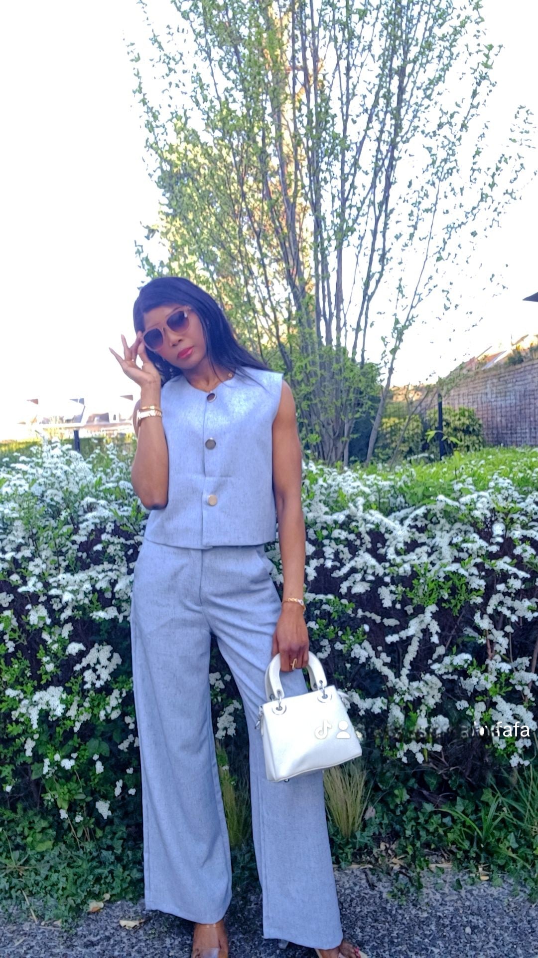 Ensemble Lila gris clair