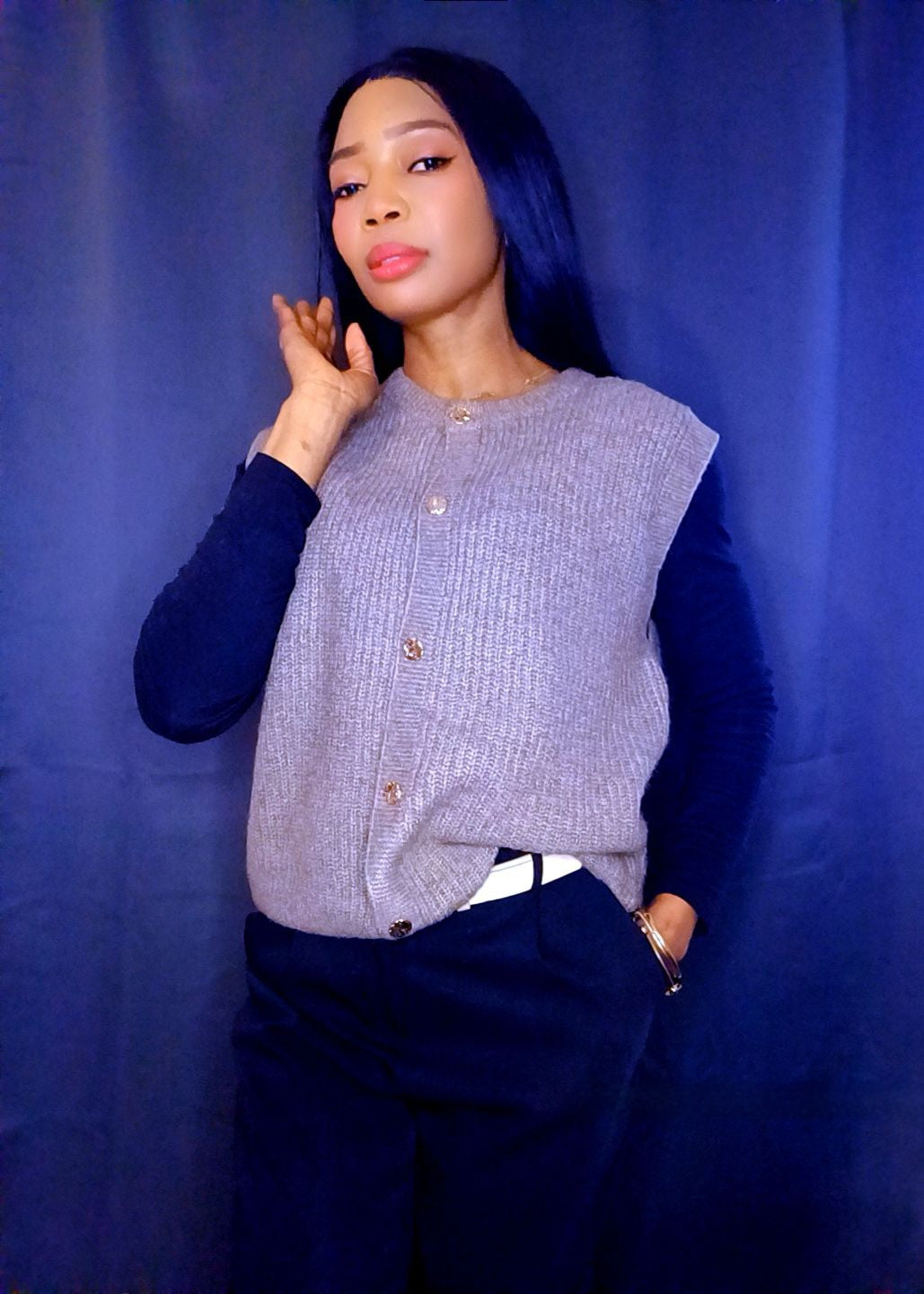 Gilet Taupe Taille unique