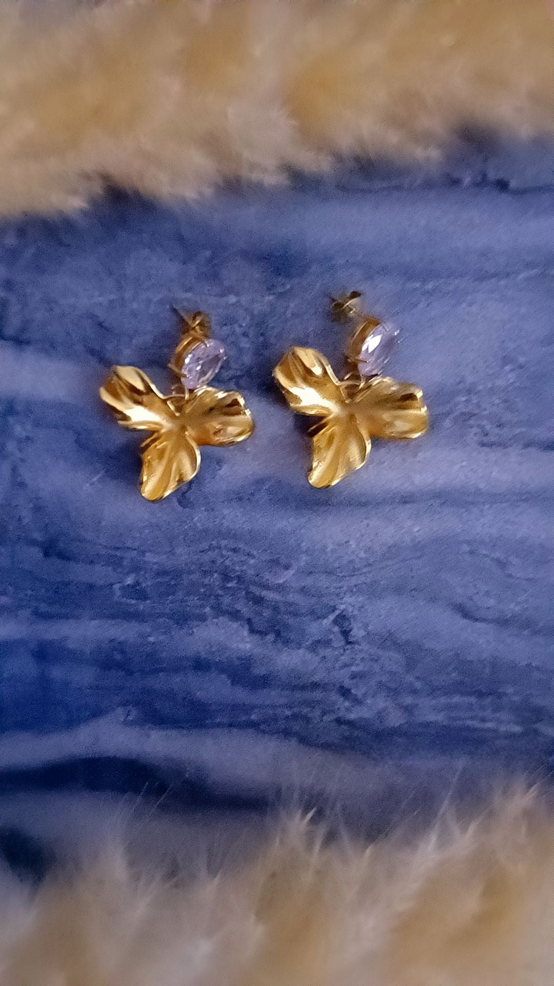 Boucles d'oreilles Vicky en acier inoxydable