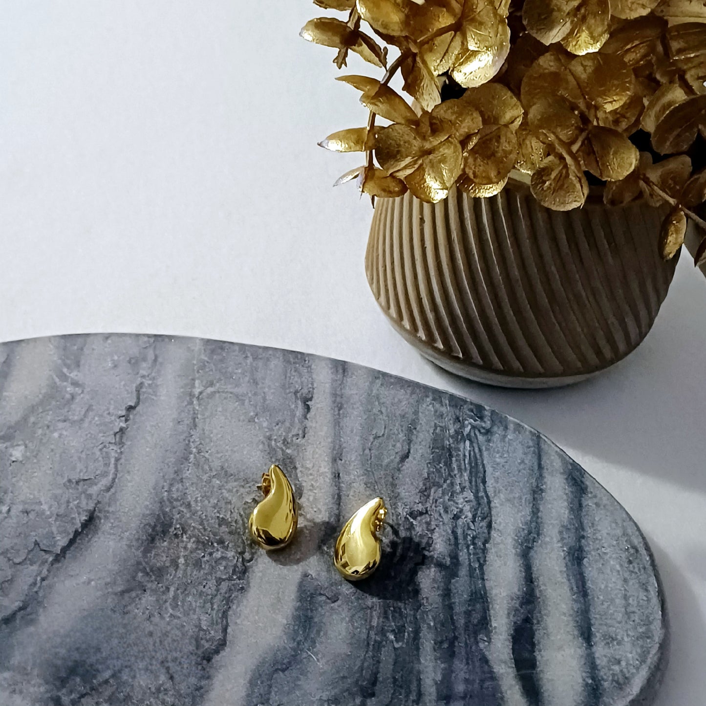Boucles d'oreilles gouttes d'eau