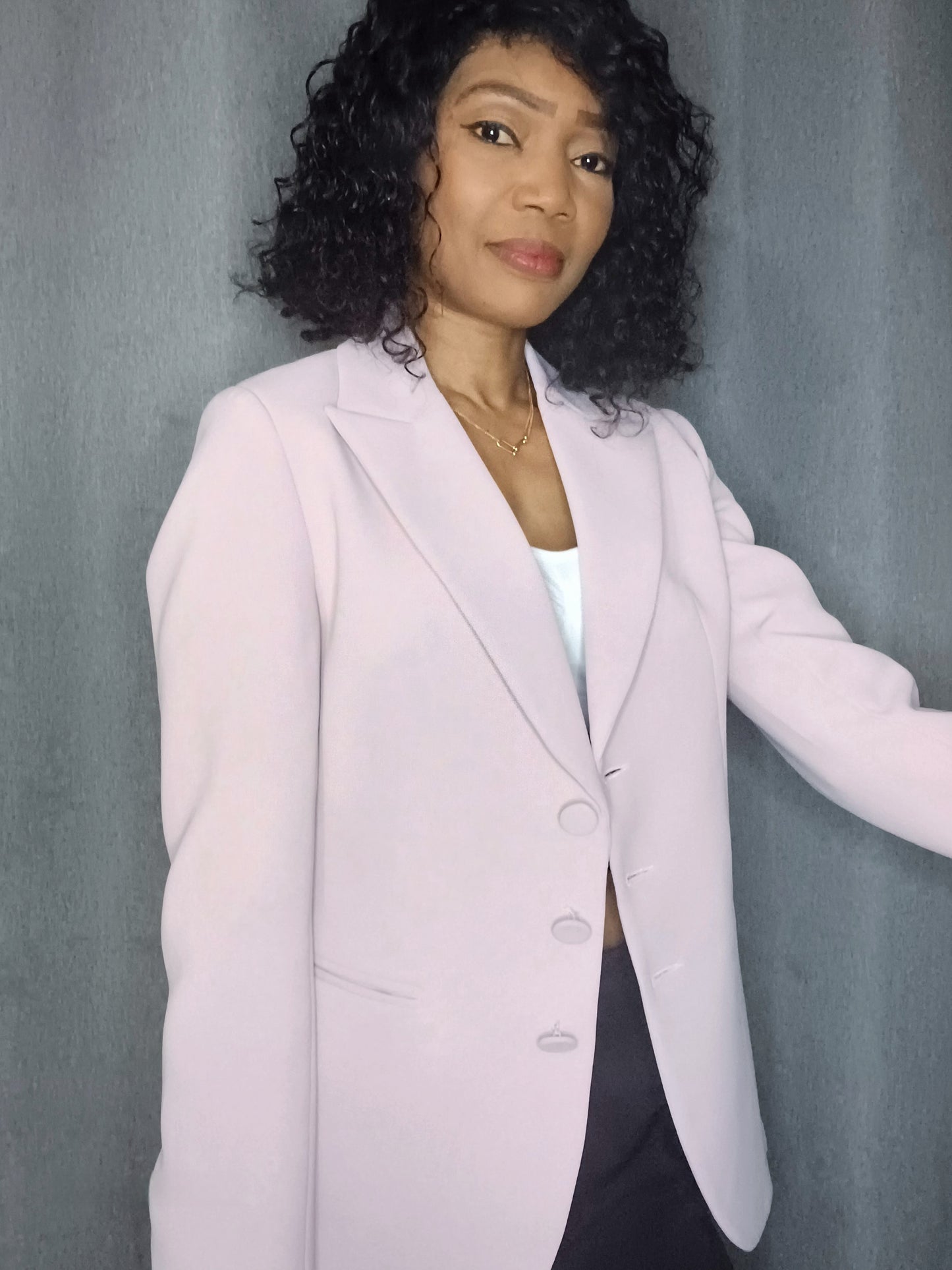 Blazer rose bonbon