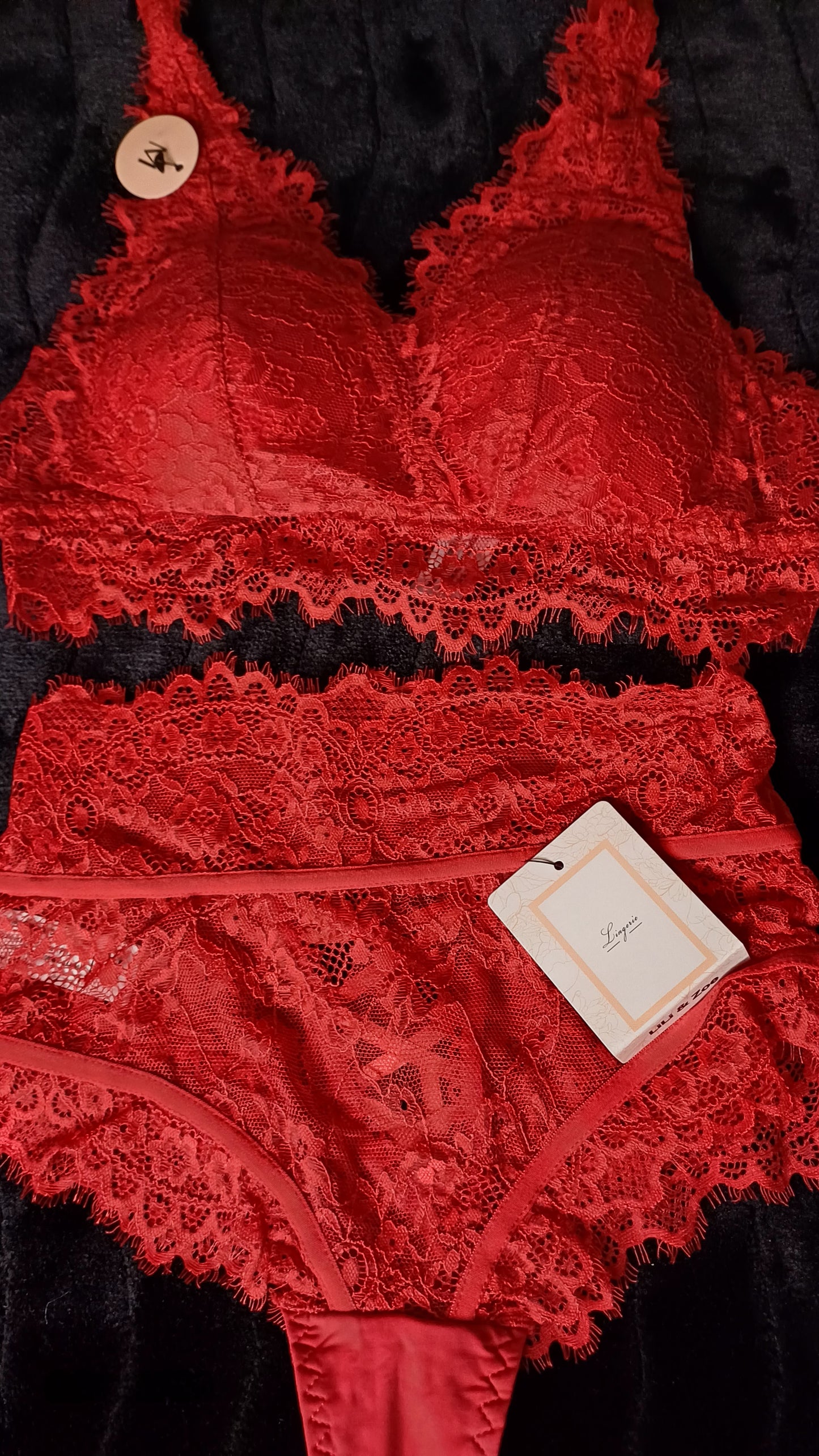 Ensemble deux pièces Rouge M