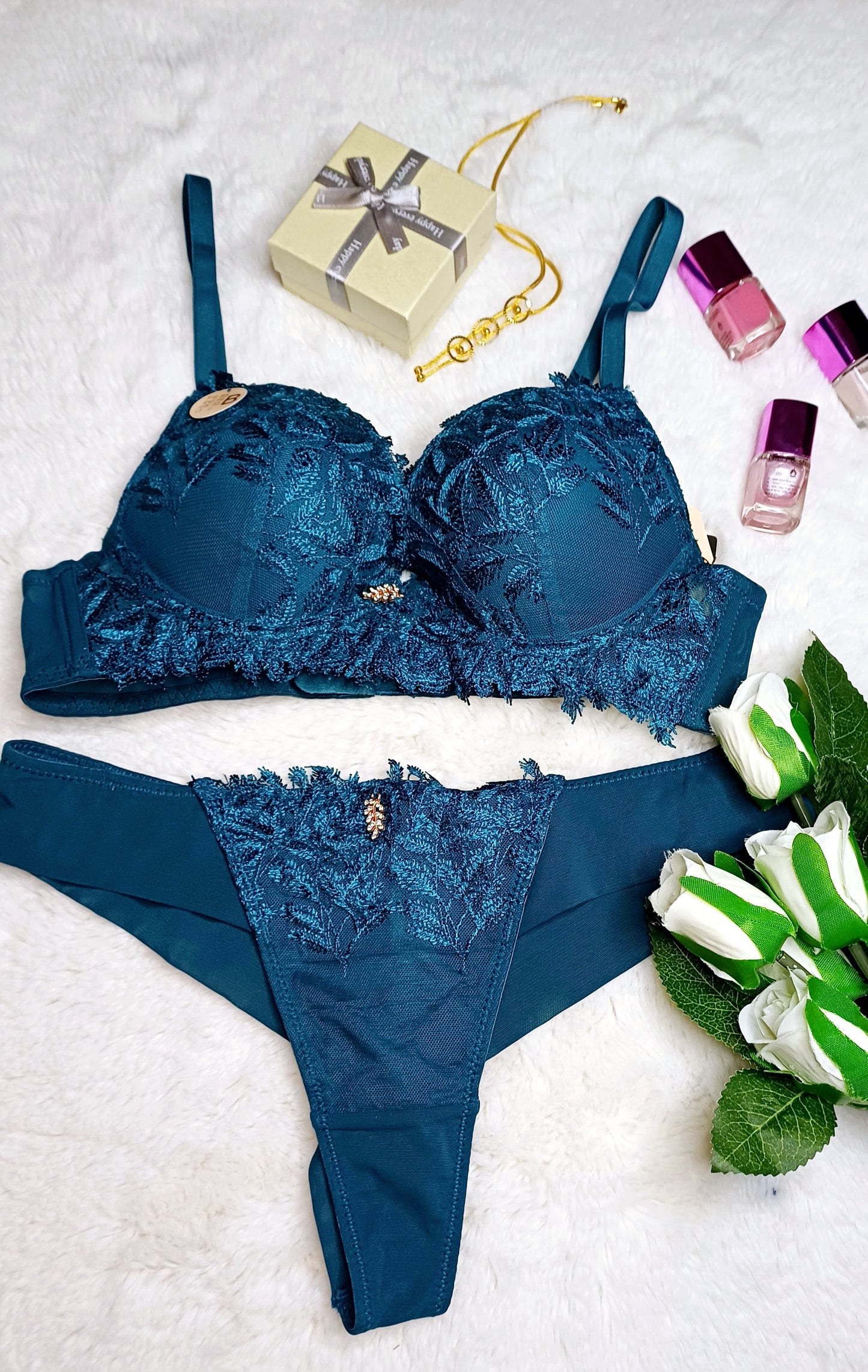 Ensemble deux pieces vert 85B