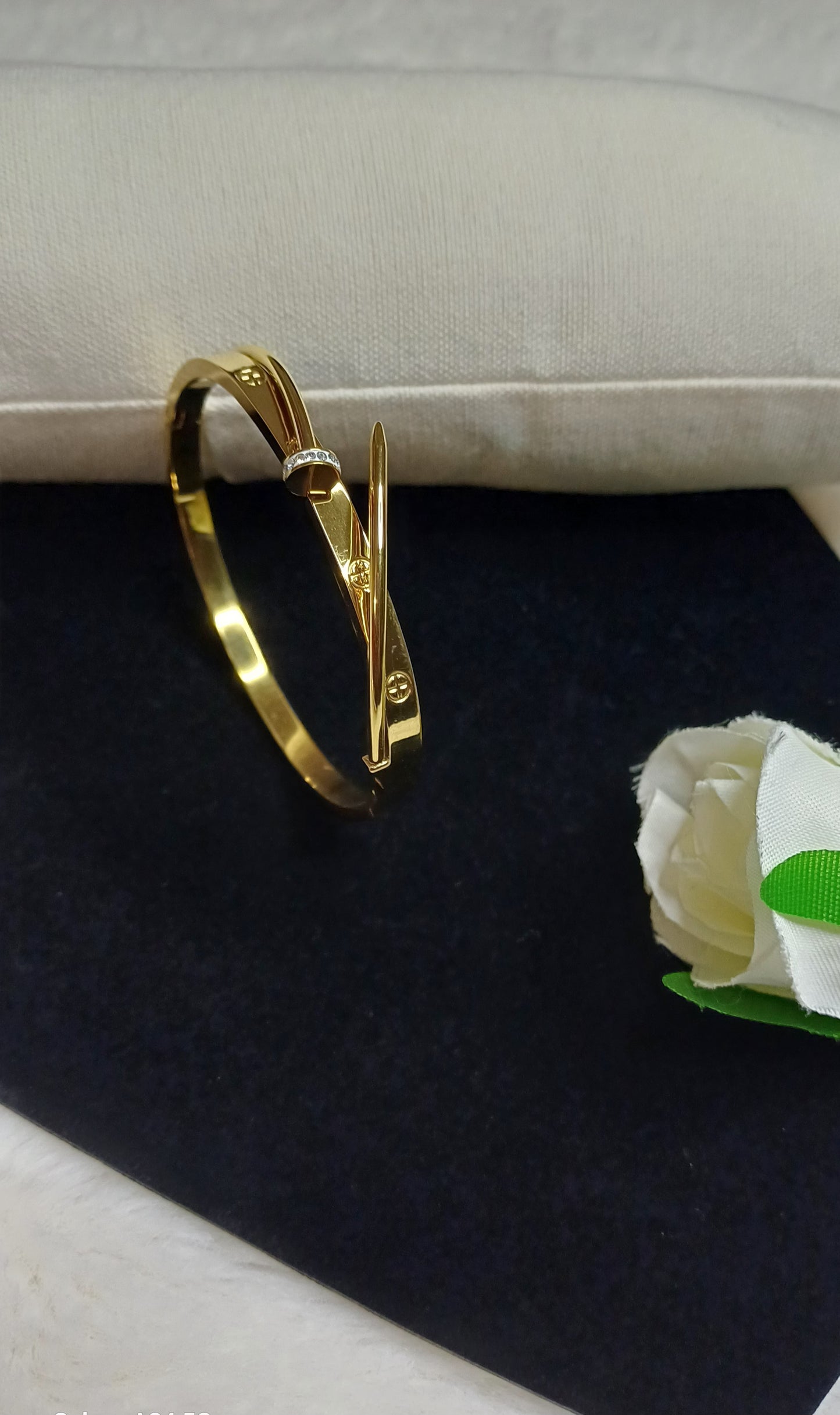 Bracelet clou et vis acier inoxydable