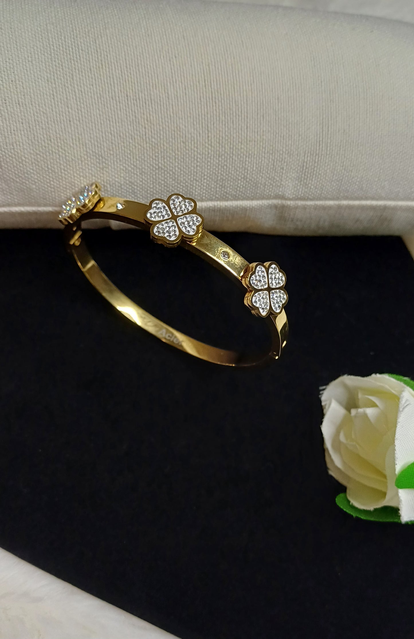 Bracelet Flora acier inoxydable