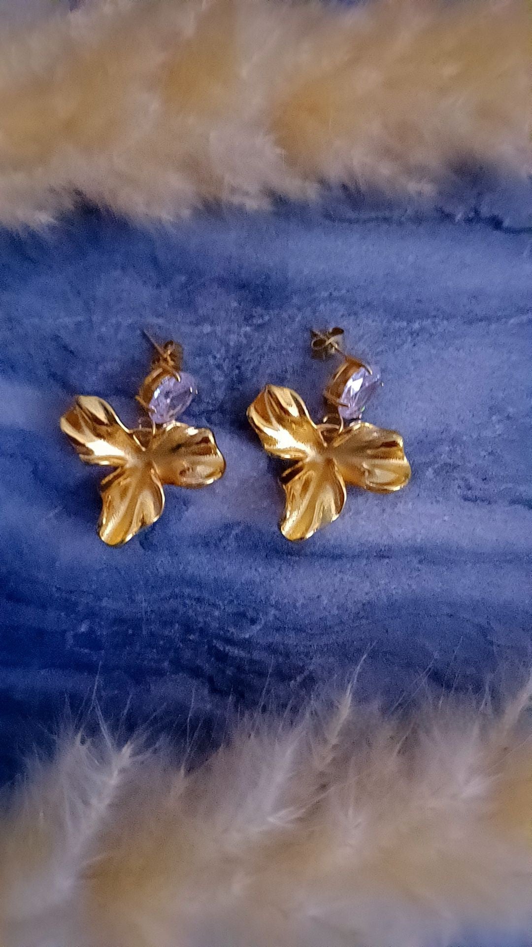 Boucles d'oreilles Vicky en acier inoxydable