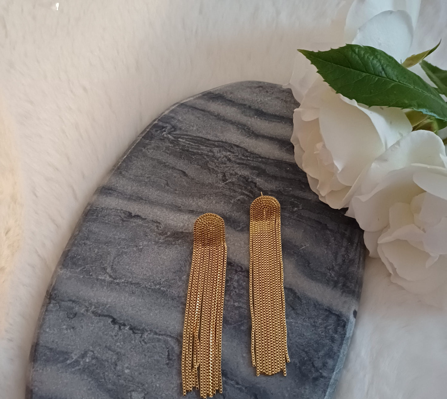 Boucles d'oreilles en chaines