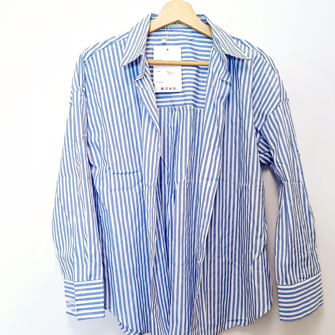 Chemise à rayures bleu