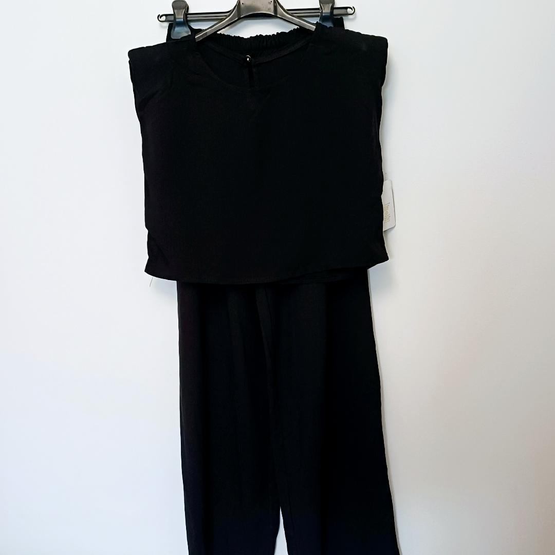 Ensemble pantalon/ haut en lin