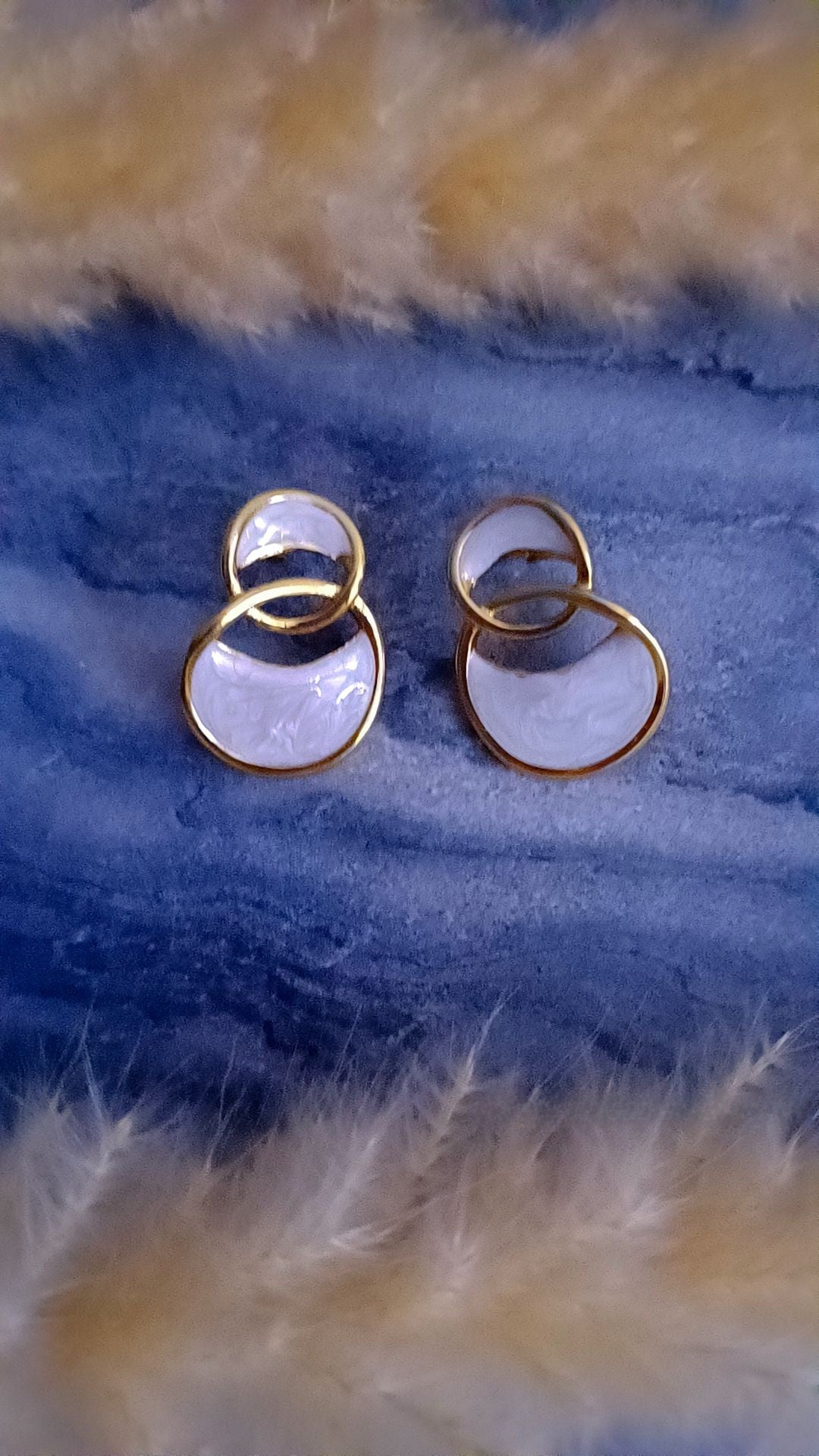 Boucles d'oreilles Jade en acier inoxydable