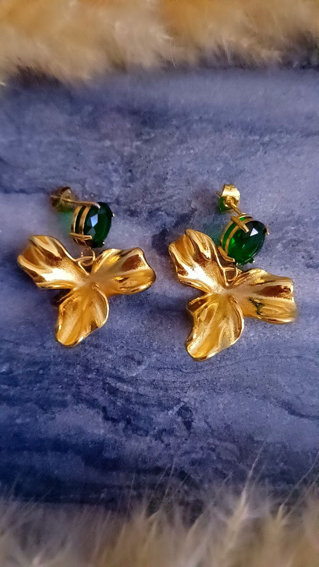 Boucles d'oreilles Vicky en acier inoxydable