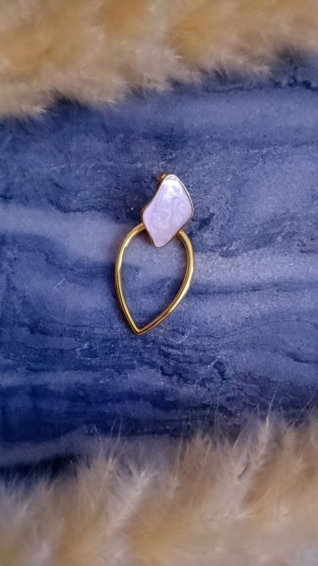 Boucles d'oreilles Anéli en acier inoxydable